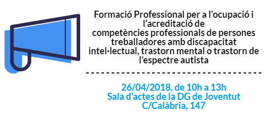 Jornada “Formació Professional per a l’ocupació i l’acreditació de competències professionals”